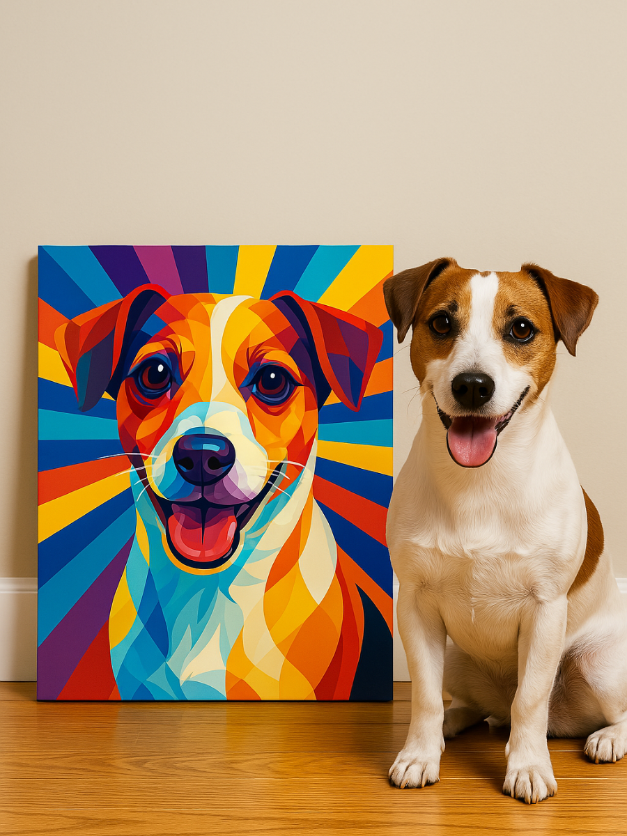 Custom Pet Artwork - Geopop Style – Pawtraitable