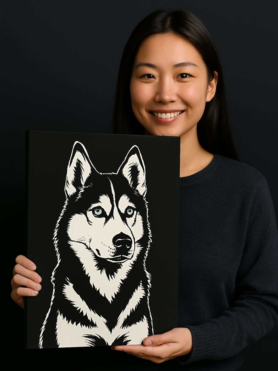 Custom Pet Artwork - Black & White