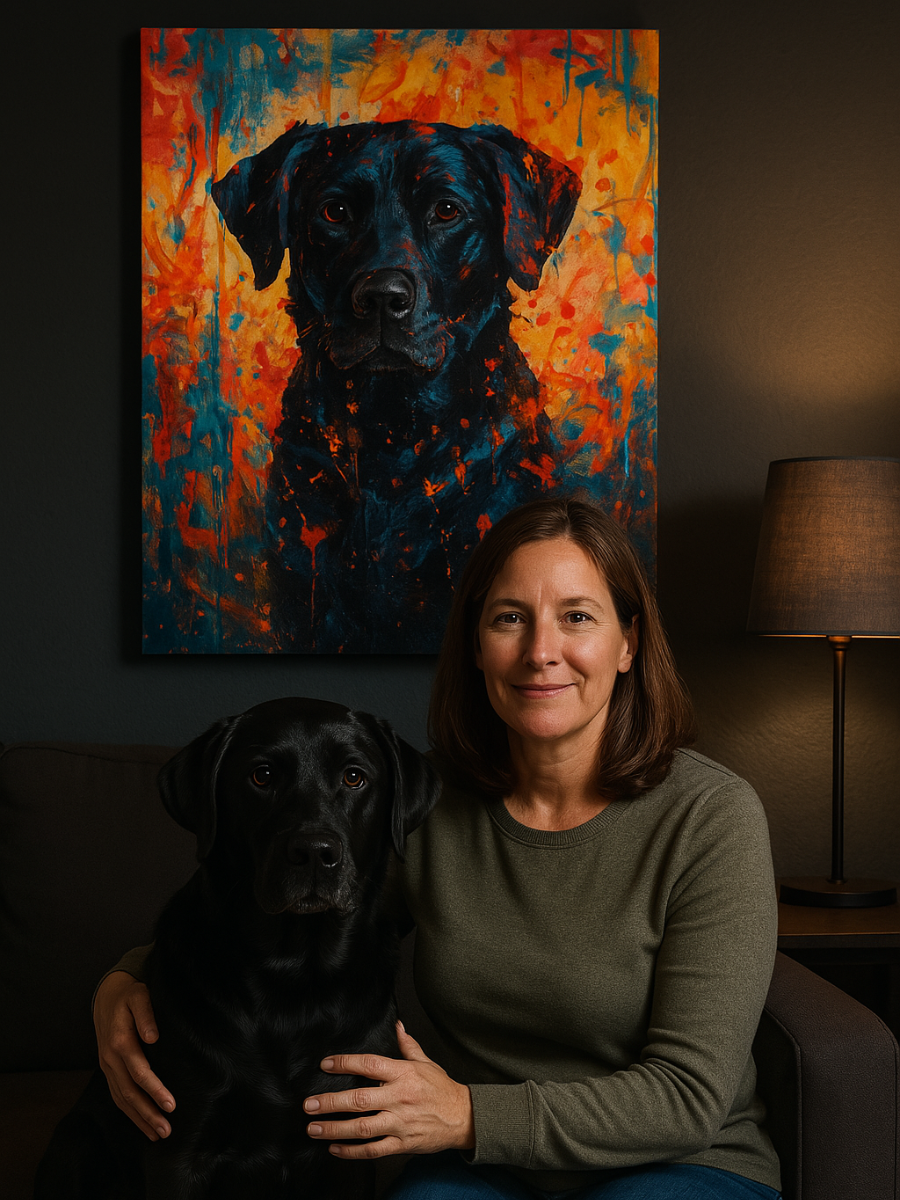 Custom Pet Artwork - Abstract Expressionism