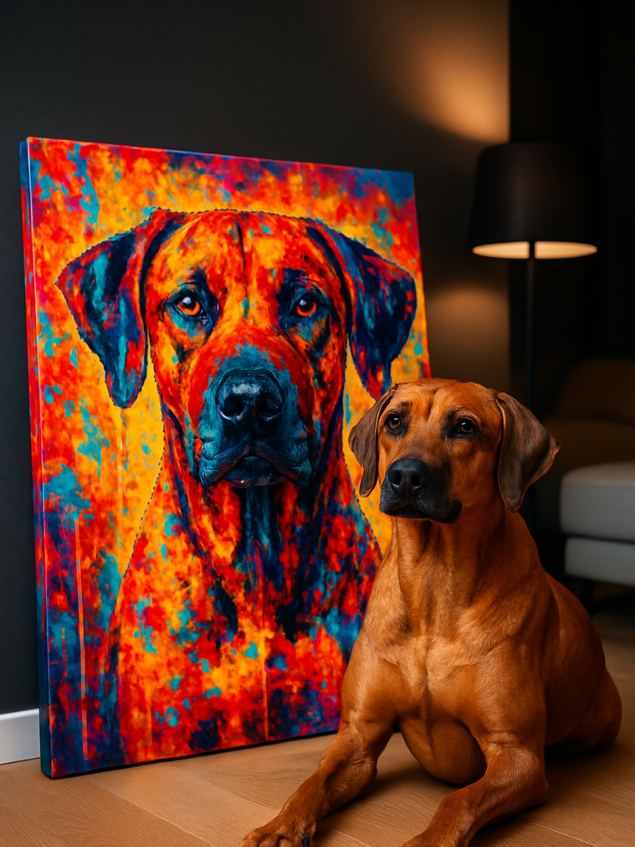 Custom Pet Artwork - Abstract Expressionism