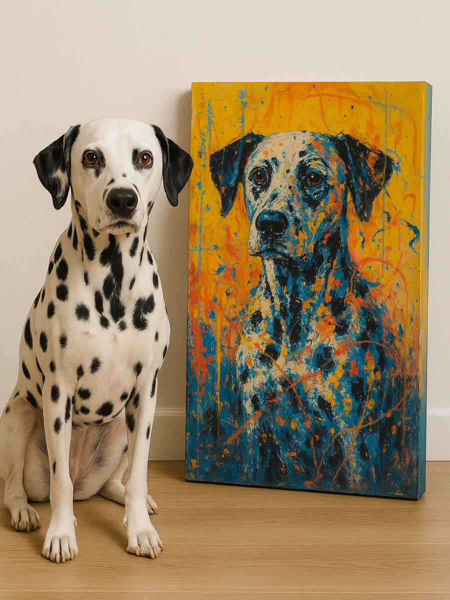 Custom Pet Artwork - Abstract Expressionism