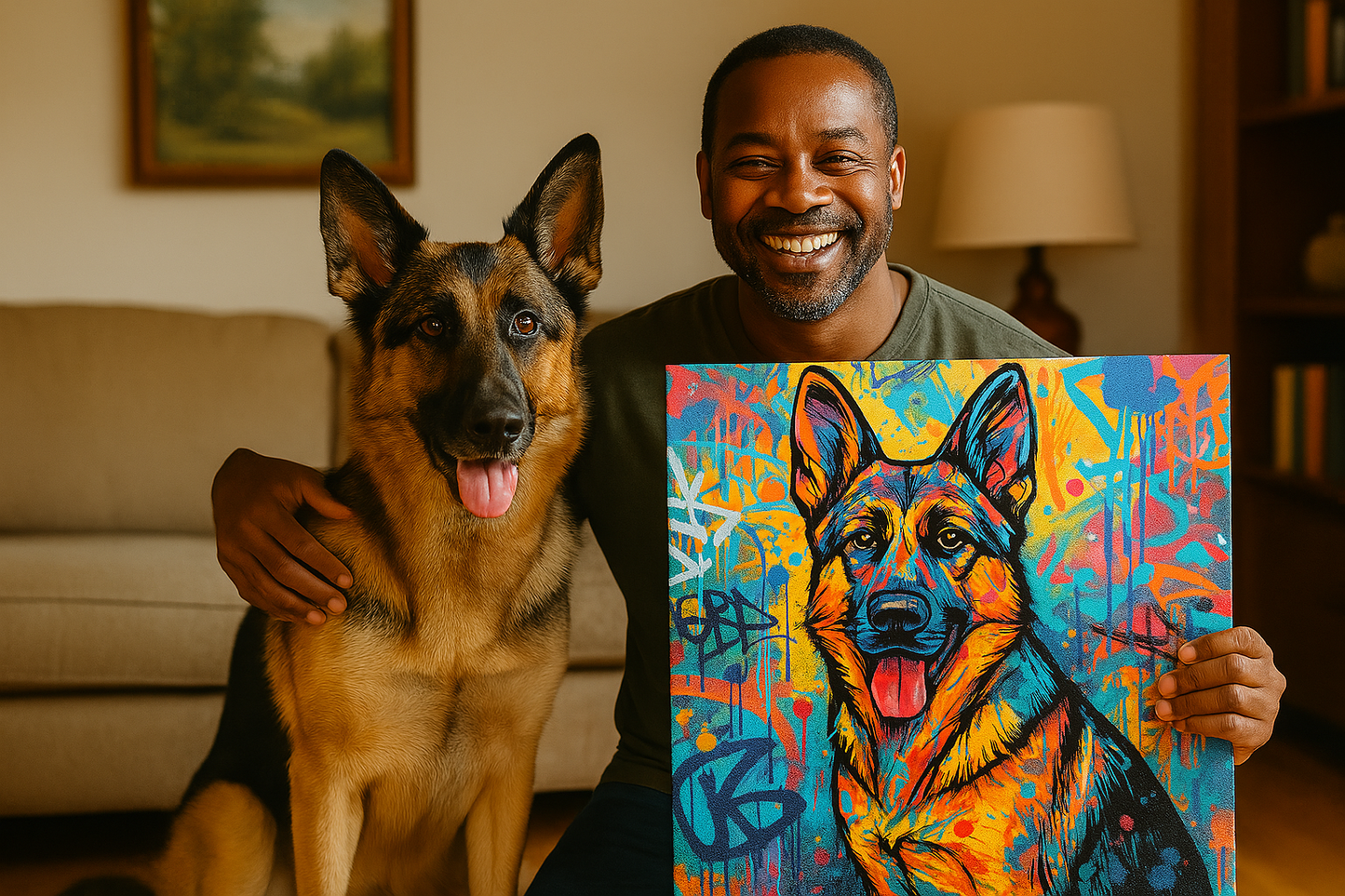 Custom Pet Artwork - Graffiti Style
