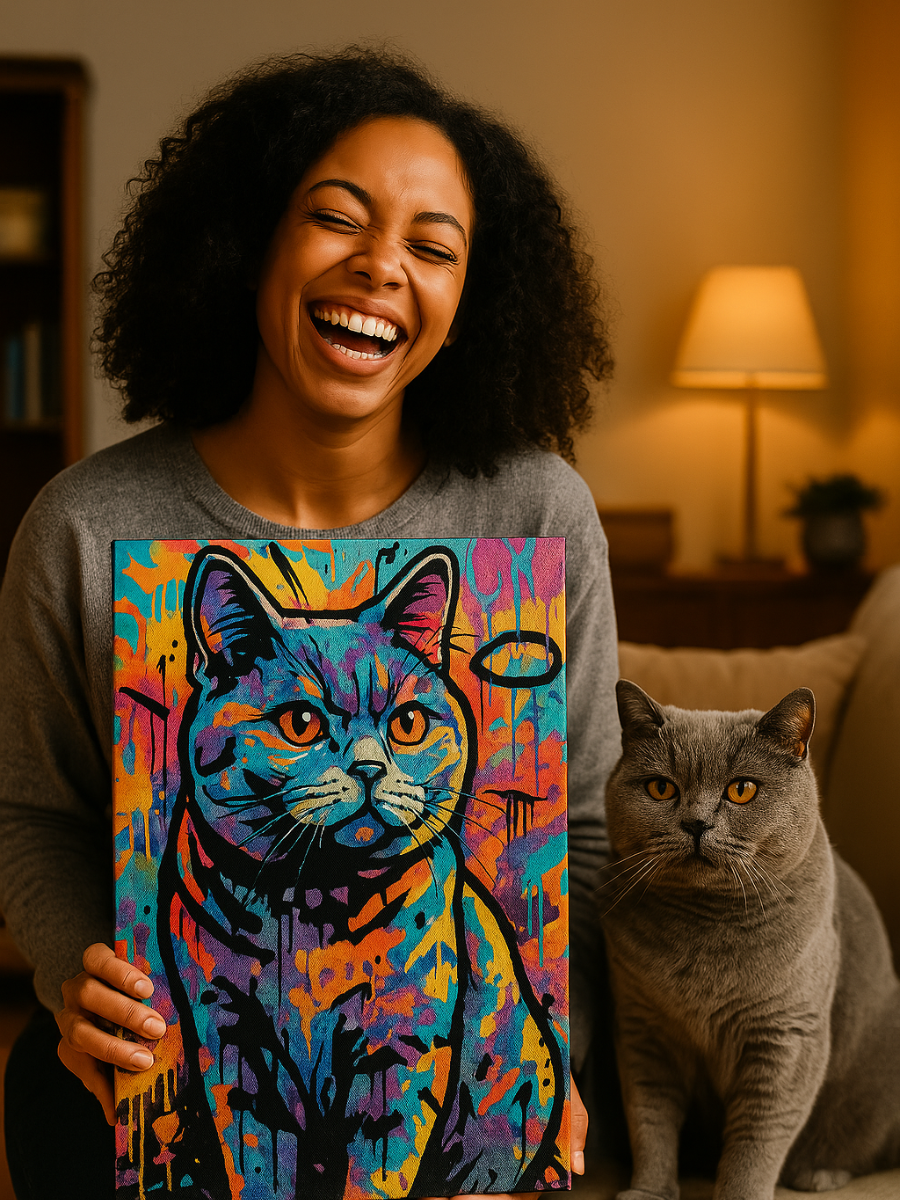 Custom Pet Artwork - Graffiti Style