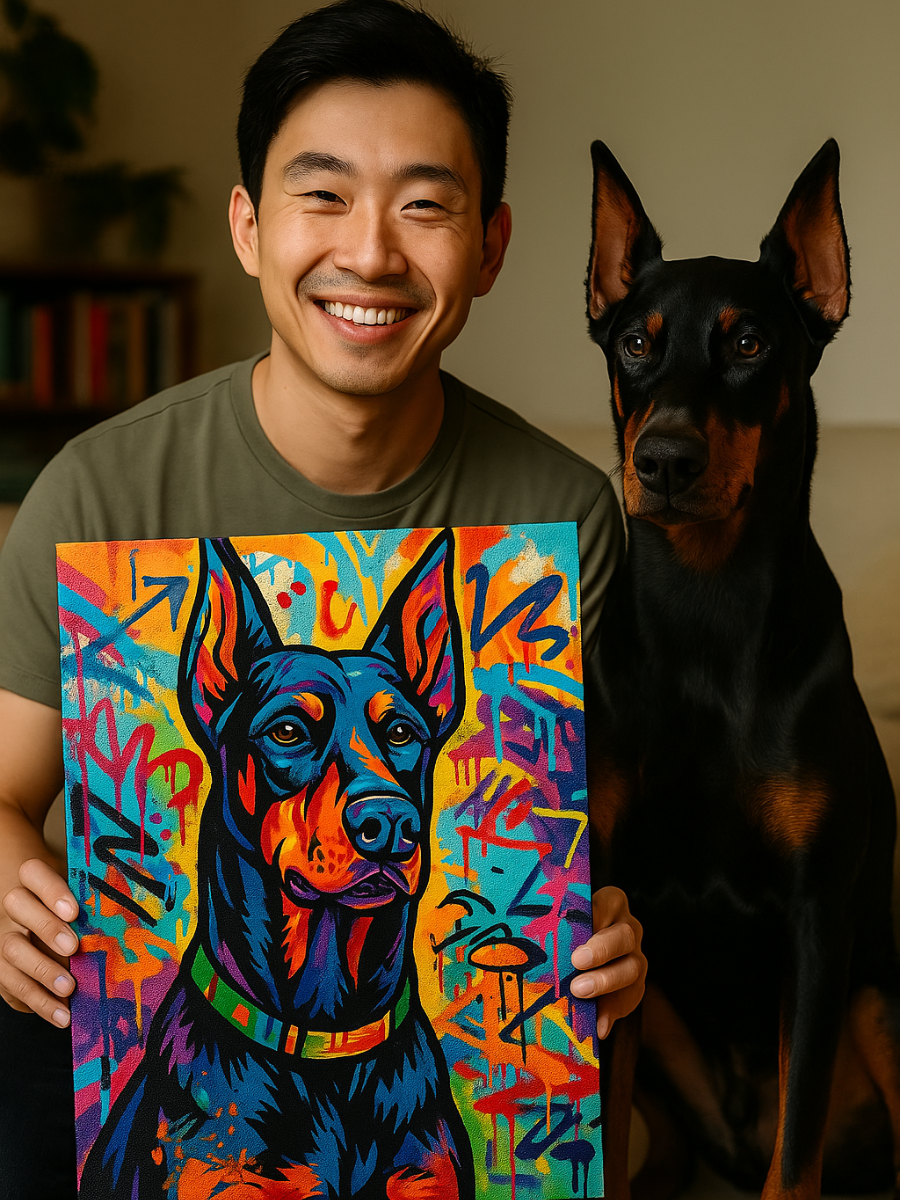 Custom Pet Artwork - Graffiti Style