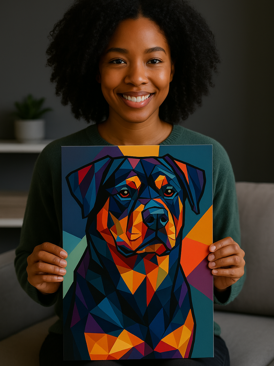 Custom Pet Artwork - Cubism / Geometric