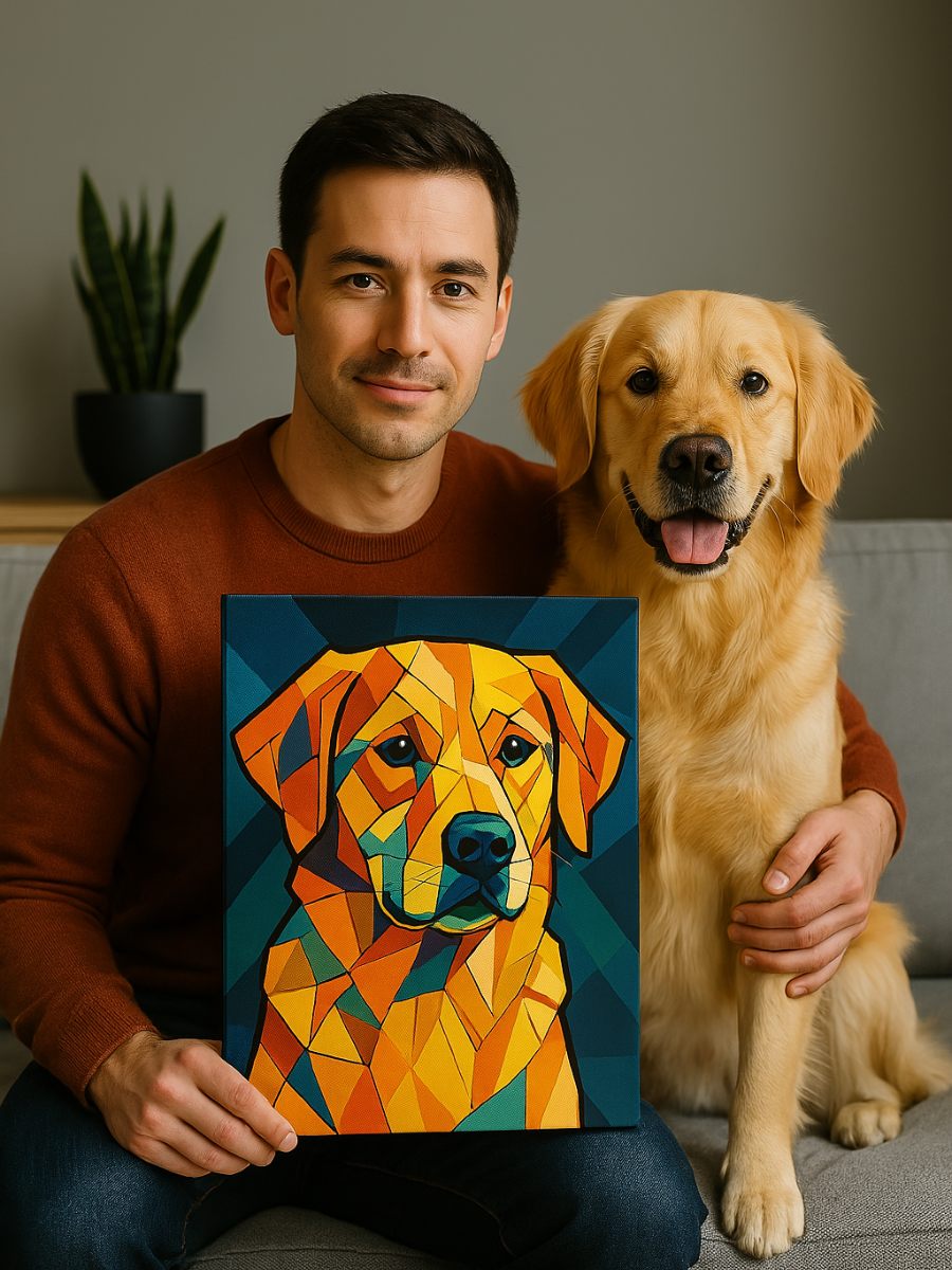 Custom Pet Artwork - Cubism / Geometric