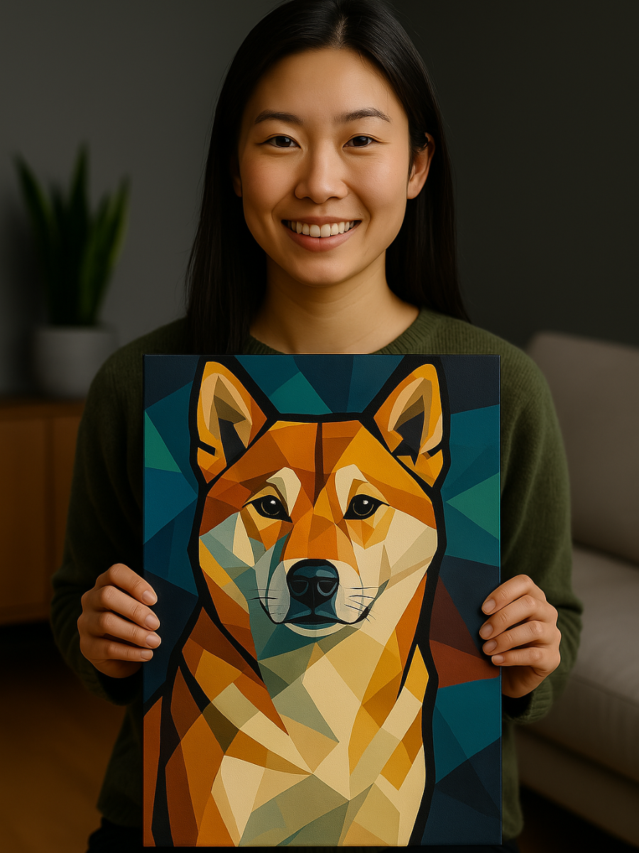 Custom Pet Artwork - Cubism / Geometric