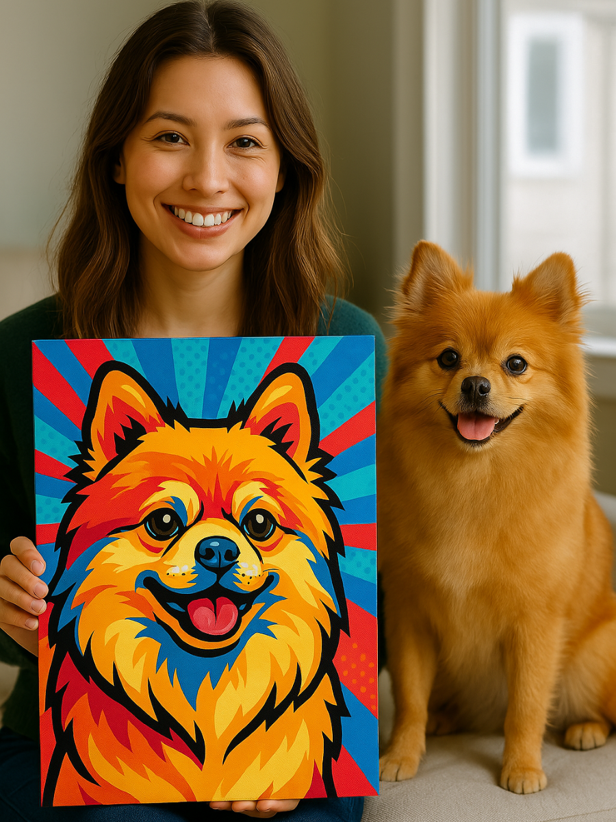 Custom Pet Artwork - Pop Art Style