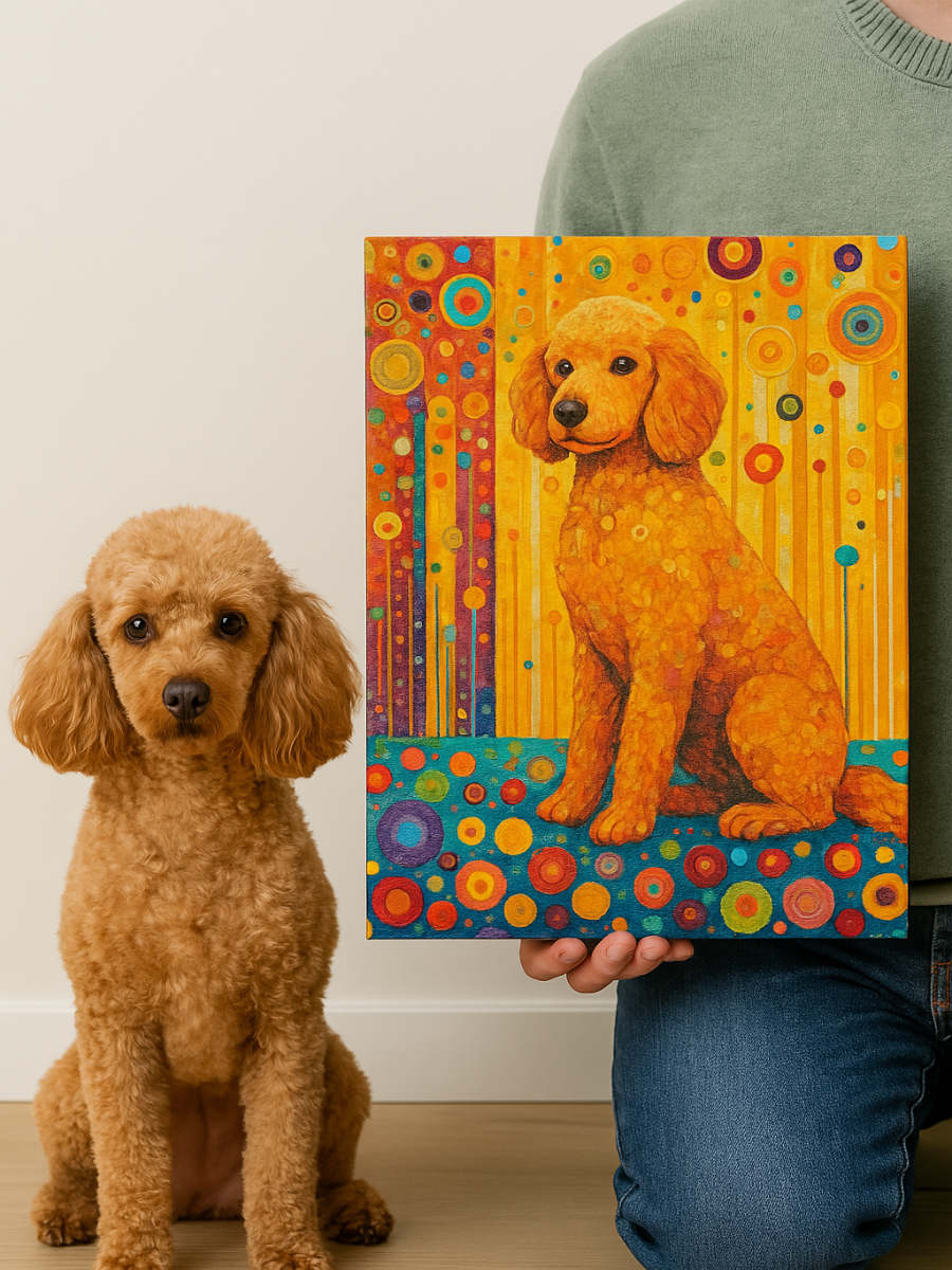Custom Pet Artwork - Gustav Klimt Inspired