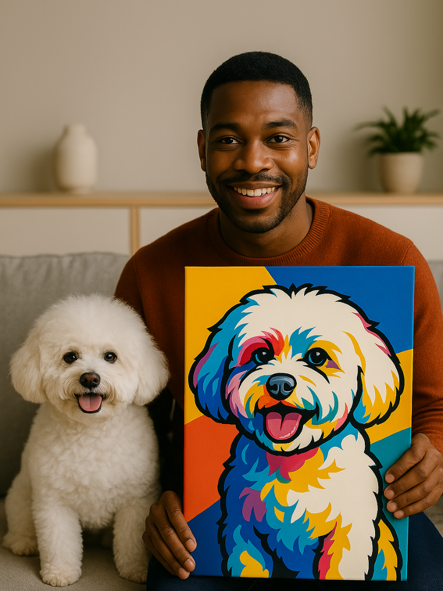 Custom Pet Artwork - Pop Art Style