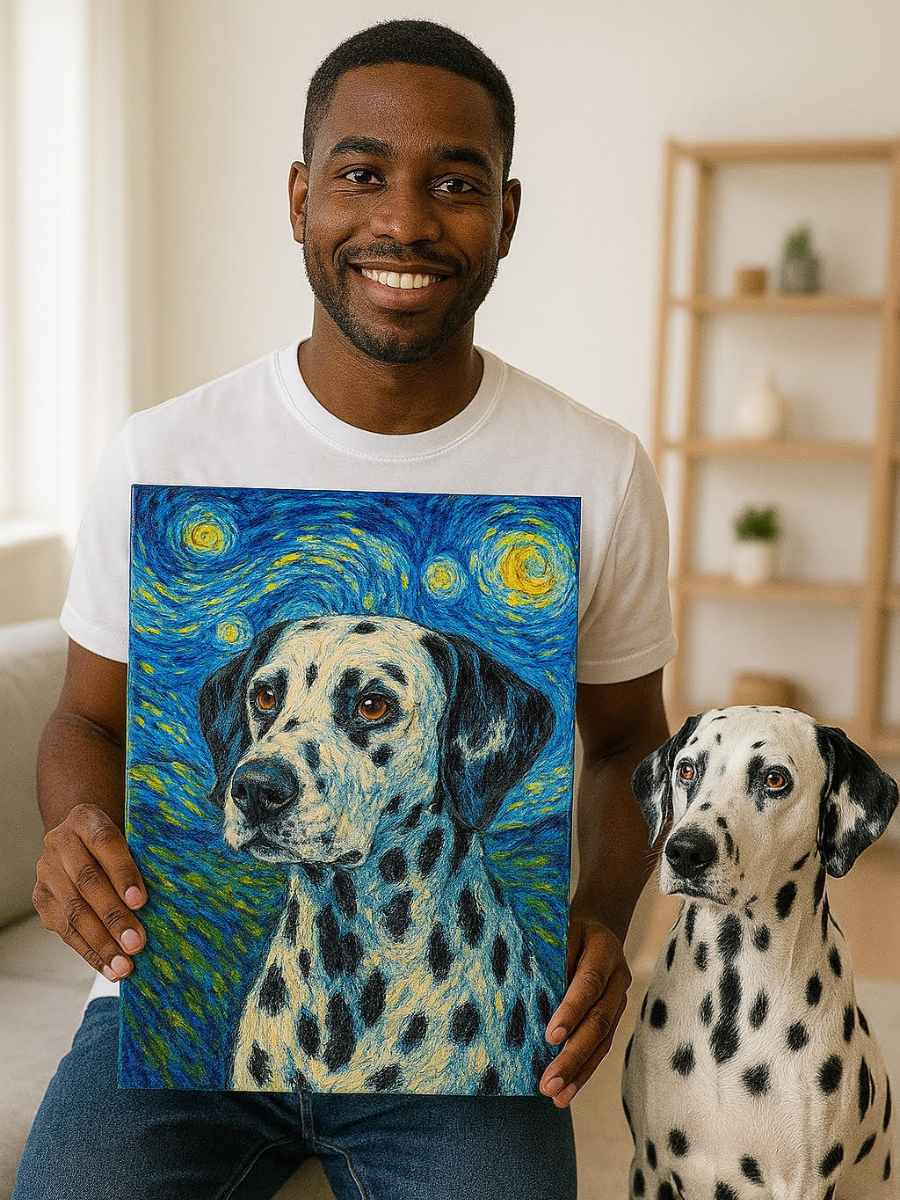 Custom Pet Artwork - Van Gogh Inspired