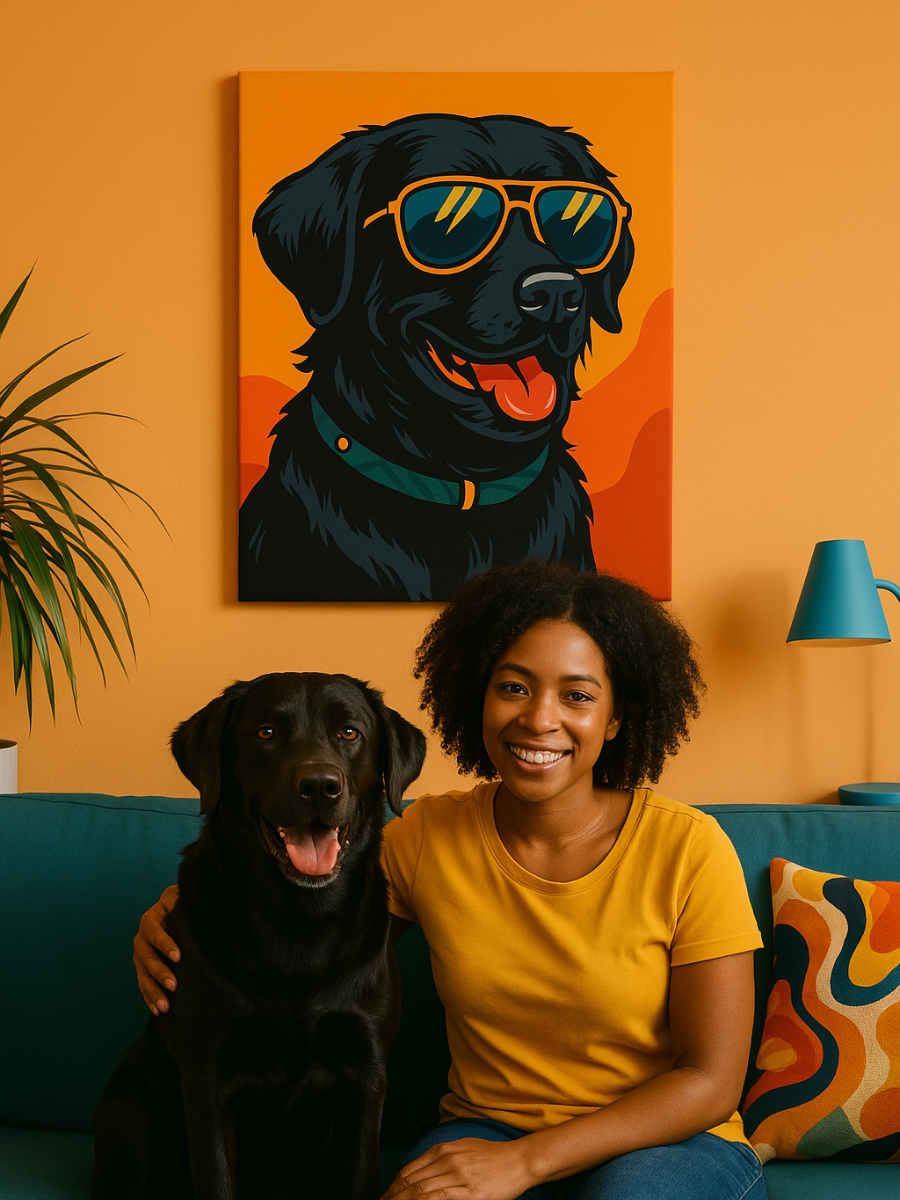 Custom Pet Artwork - Comic Cool
