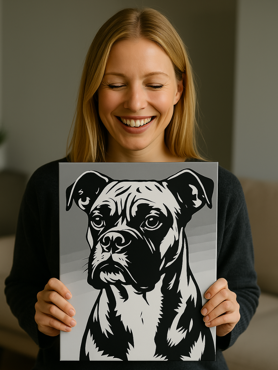 Custom Pet Artwork - Black & White