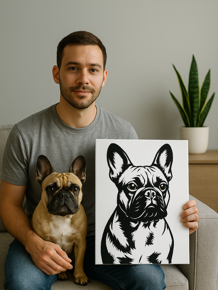 Custom Pet Artwork - Black & White