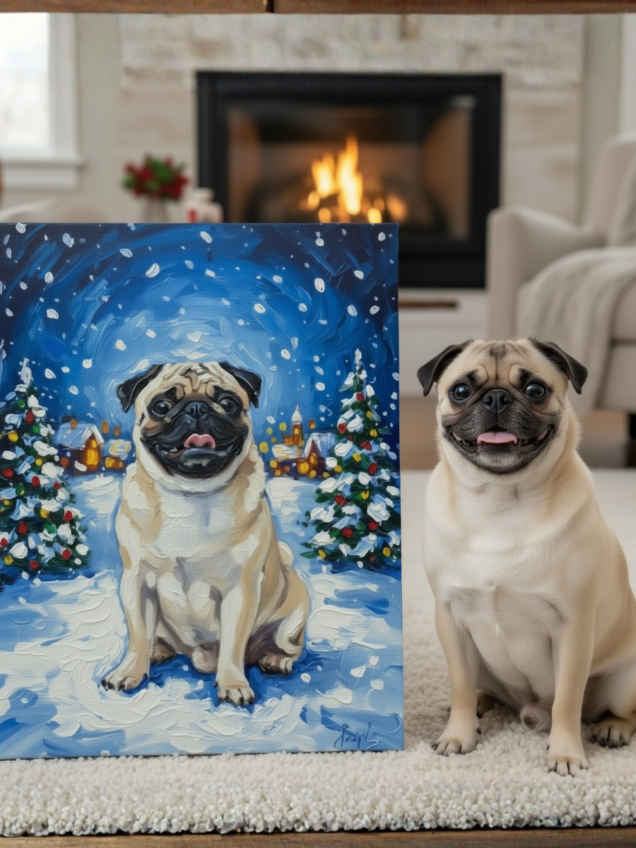 Custom Pet Artwork - Christmas Style
