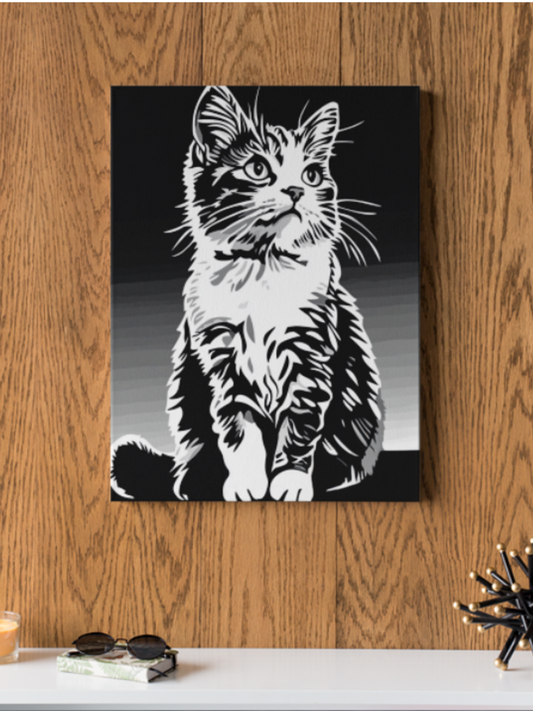 Custom Pet Artwork - Black & White