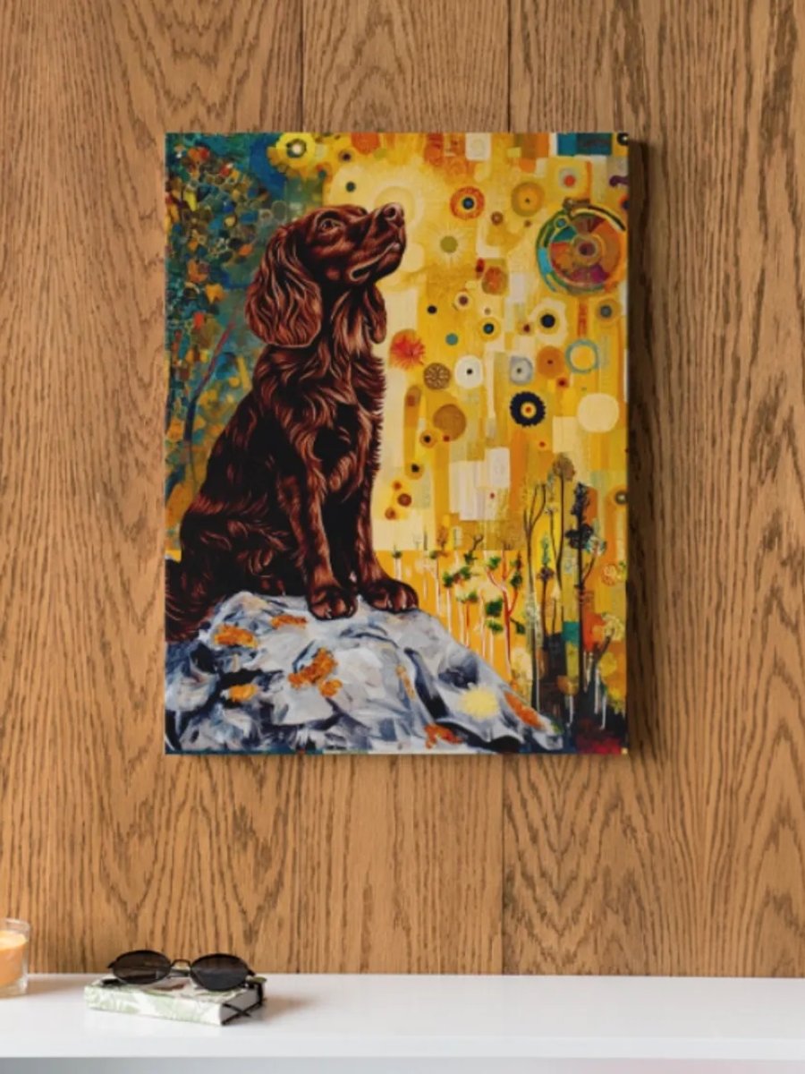 Custom Pet Artwork - Gustav Klimt Inspired